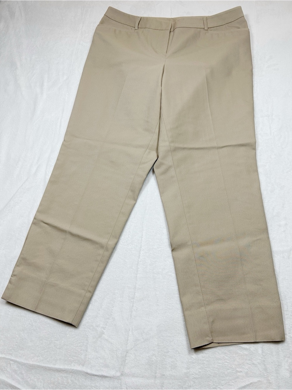 Lane Bryant Slacks 14 Khaki Business Casual Preppy